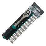 Jogo De Soquetes 11 Peças C/ Chave Catraca 1/2