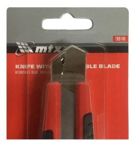 Estilete Profissional Emborrachado 18mm - Imagem 3