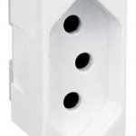 Kit Tomada 20a 2p+t Padrão Brasileiro Pial Plus