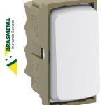 Kit Com 20 Interruptores Simples 10a 250v 1 Modulo