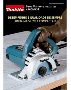 Serra Mármore 4.3/8 4100nh3zx2 Makita + 2 Brindes - Imagem 3