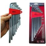 Jogo De Chaves Torx/allen Extra Longas - 9 Peças
