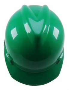 Capacete Msa V-gard Aba Frontal Vermelho E Verde - Imagem 2