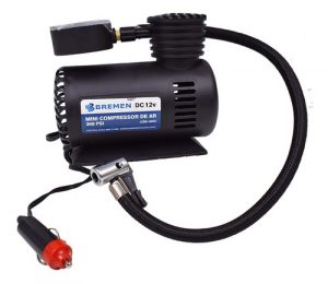 Mini Compressor De Ar Automotivo Multiuso 12v 300psi - Imagem 2
