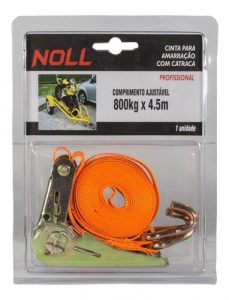 Cinta P/ Amarração Com Catraca 800 Kg X 4,5 Mts - Noll