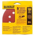Kit Disco De Lixa Velcro Roto Orbital 5  G120 Dw4303 Dewalt