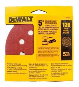 Kit Disco De Lixa Velcro Roto Orbital 5  G120 Dw4303 Dewalt