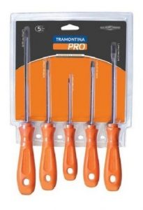 Jogo De Chave De Fenda/phillips Twister 5 Pçs Tramontina Pro - Imagem 4