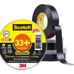Fita Isolante 19mm X 20mt X 0.19mm 3m Scotch 33+ Classe A