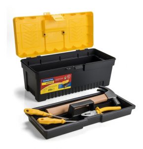 Caixa Para Ferramentas 20 Pol Com Bandeja E Trava Tramontina - Imagem 2