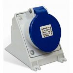 Tomada Blindada Sobrepor Azul 3p+t 63a 200/250v 9h Steck