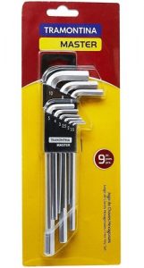 Jogo De Chaves Hexagonais - Tramontina Master - 9 Peças - Imagem 3