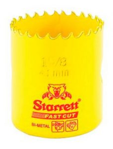 Serra Copo 41mm Aço Rápido Bimetal Original Starrett Fch0158